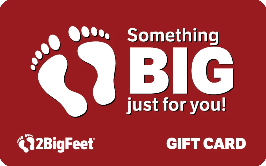 2BigFeet Physical Gift Card