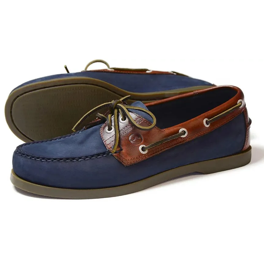 40% OFF ORCA BAY Ladies Oakland Leather Deck Shoes - Navy/Oak -  Size: UK 5 (EU38)