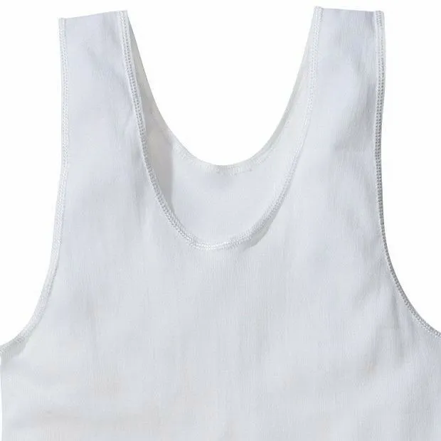 6 x Bonds Boys Kids White Chesty Vest Cotton Singlets