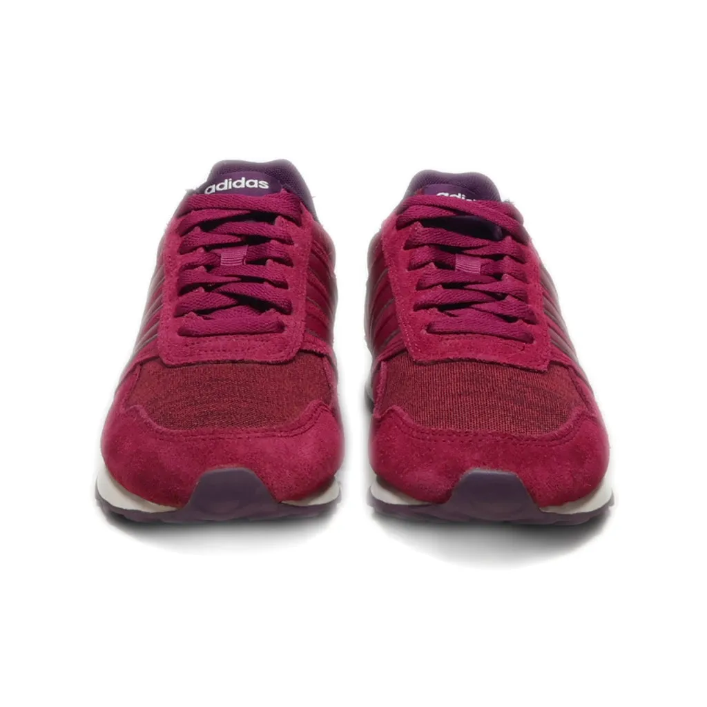 Adidas 10K Low-Top Sneakers Suede Maroon Colour For Women