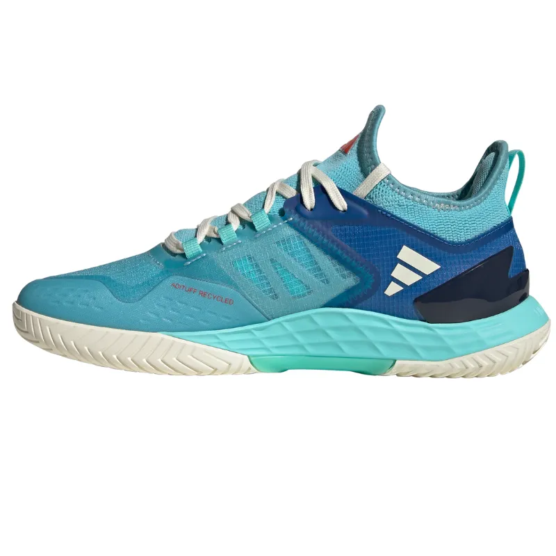 Adidas Adizero Ubersonic 4.1  Men Tennis Shoes - Turquoise / Light Aqua / Off White