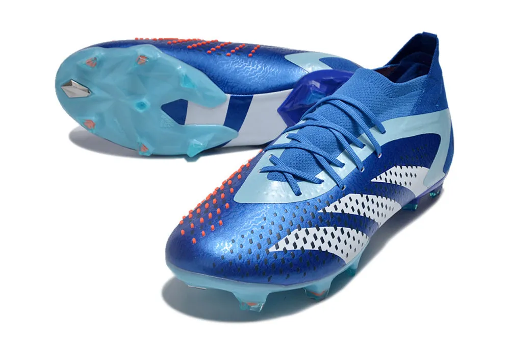 Adidas Predator Accuracy  Shoes - Azure Blue | Arctic Green | White - FREE SHIPPING WORLDWIDE