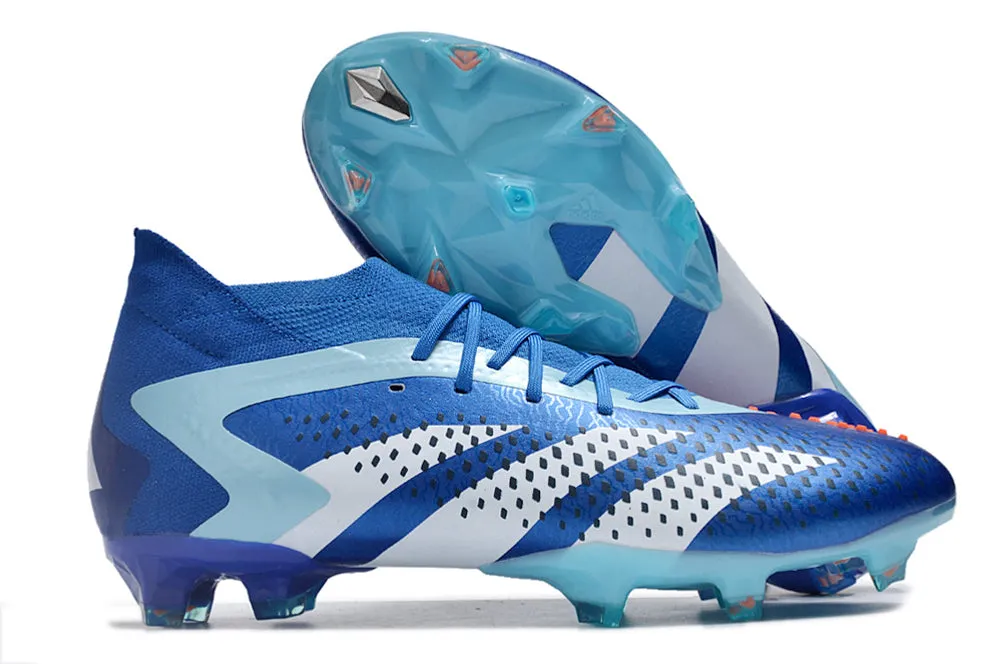 Adidas Predator Accuracy  Shoes - Azure Blue | Arctic Green | White - FREE SHIPPING WORLDWIDE