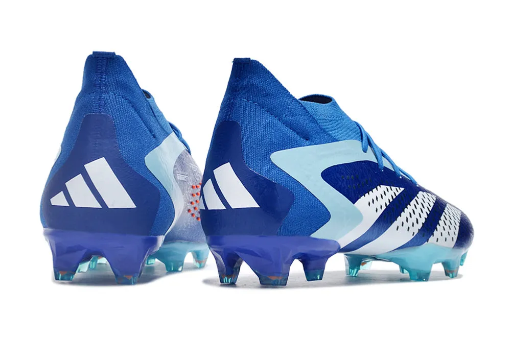 Adidas Predator Accuracy  Shoes - Azure Blue | Arctic Green | White - FREE SHIPPING WORLDWIDE