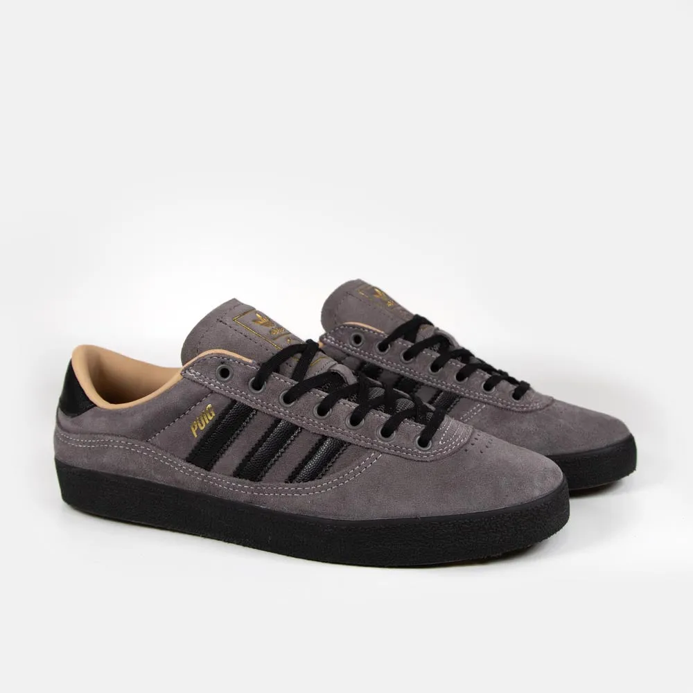 Adidas Skateboarding - Puig Indoor Shoes - Charcoal / Core Black / Core White