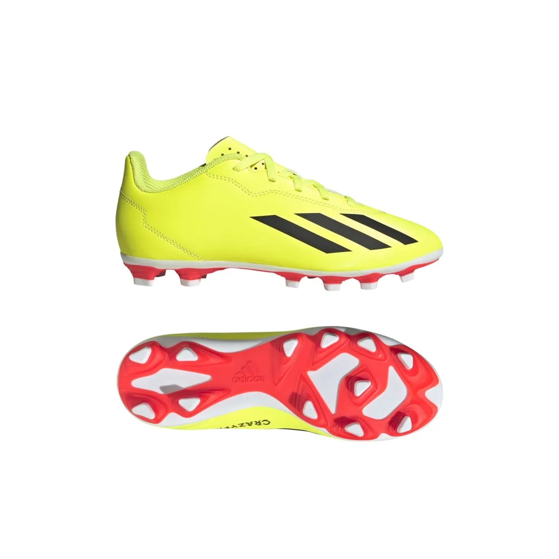 Adidas X Crazyfast Club Flexible Ground Junior Football Boots Yellow