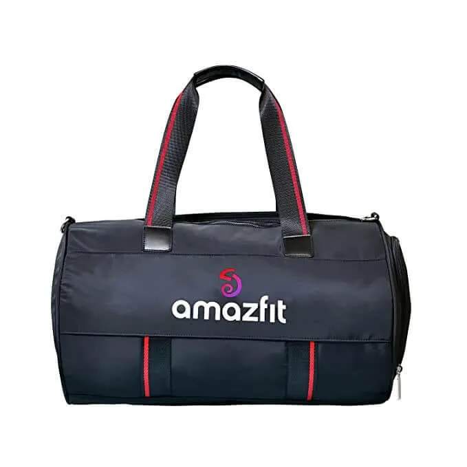 Amazfit Multi-Functional Duffle/Sports Bag/Gym Bag/Shoulder Bag for Men & Women (Black)