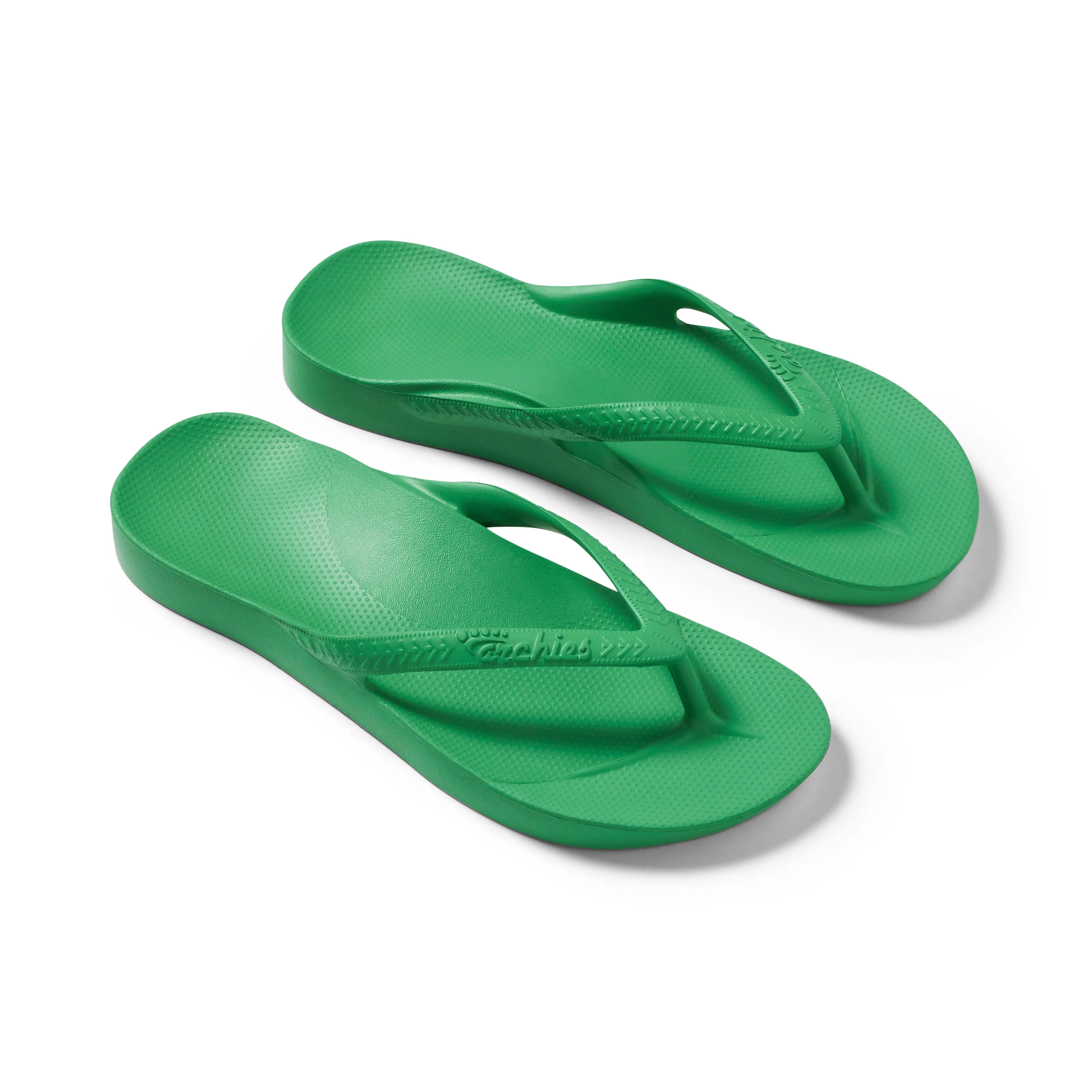 Archies Kelly Green Arch Support Thongs