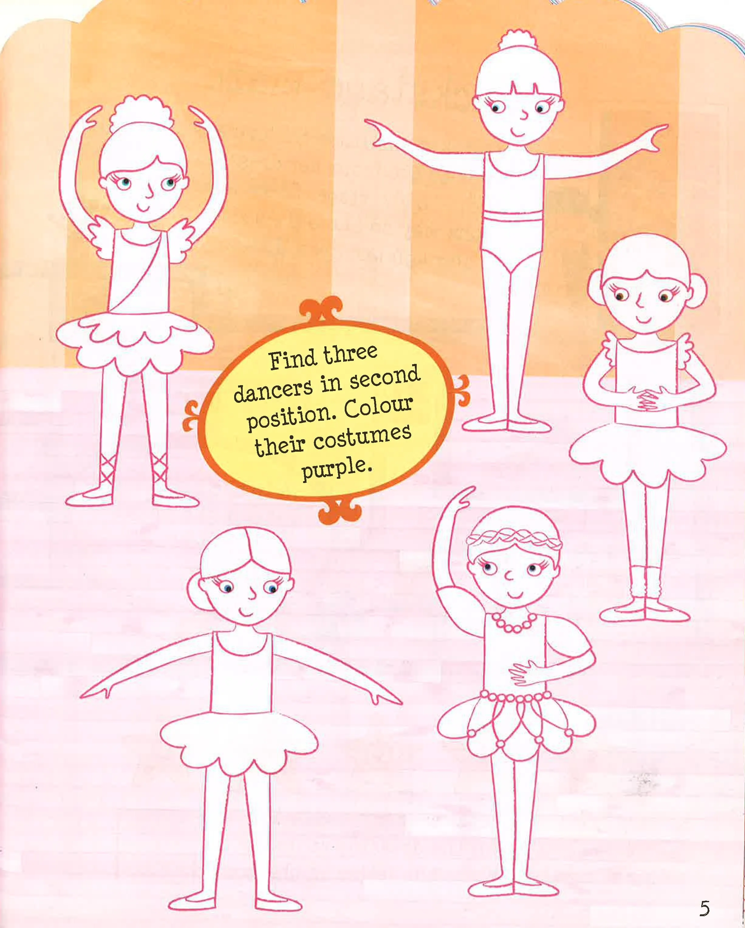 Ballerina Twirly And Swirly Activities