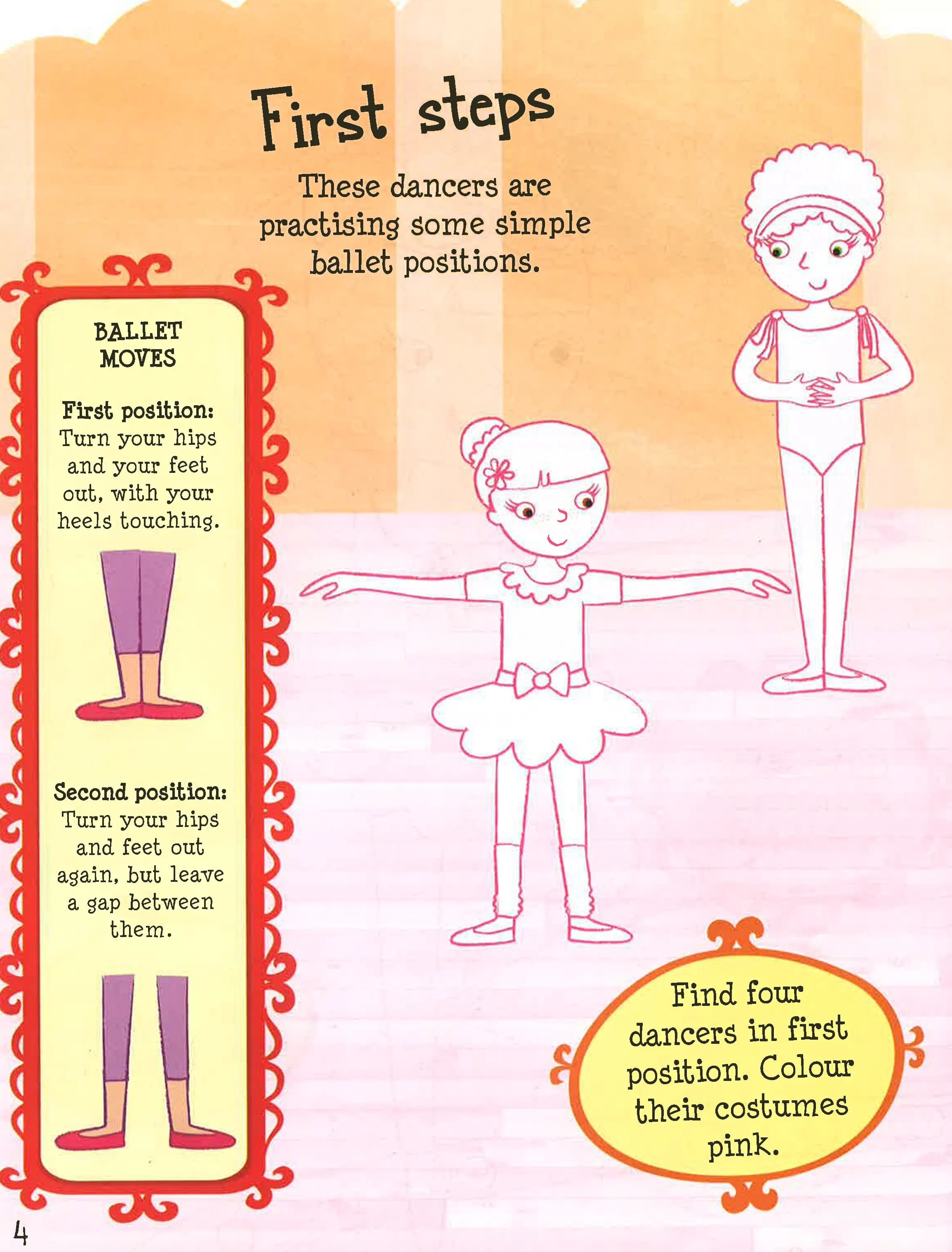 Ballerina Twirly And Swirly Activities