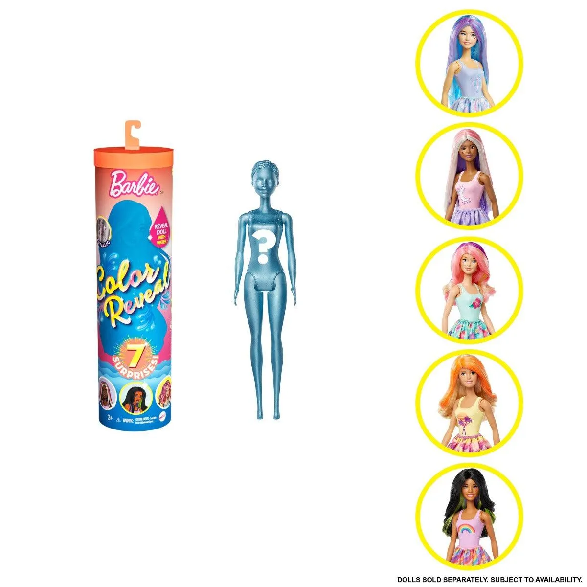 Barbie Color Reveal Sunny 'N Cool Series Dolls - Styles May Vary