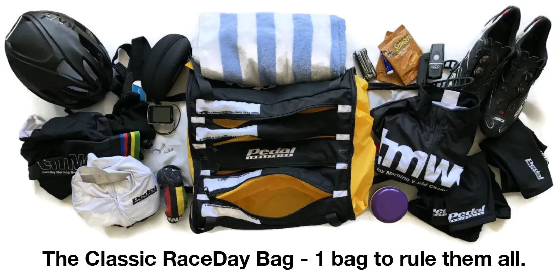 BIKE CITY FONDO 2024 CYCLING RACEDAY BAG™ ALL SPORTS