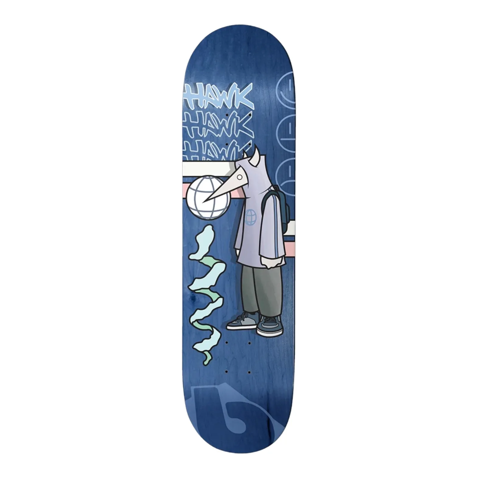 BIRDHOUSE  TONY HAWK BEEN HERE DECK 8.25” ASSORTED STAINS