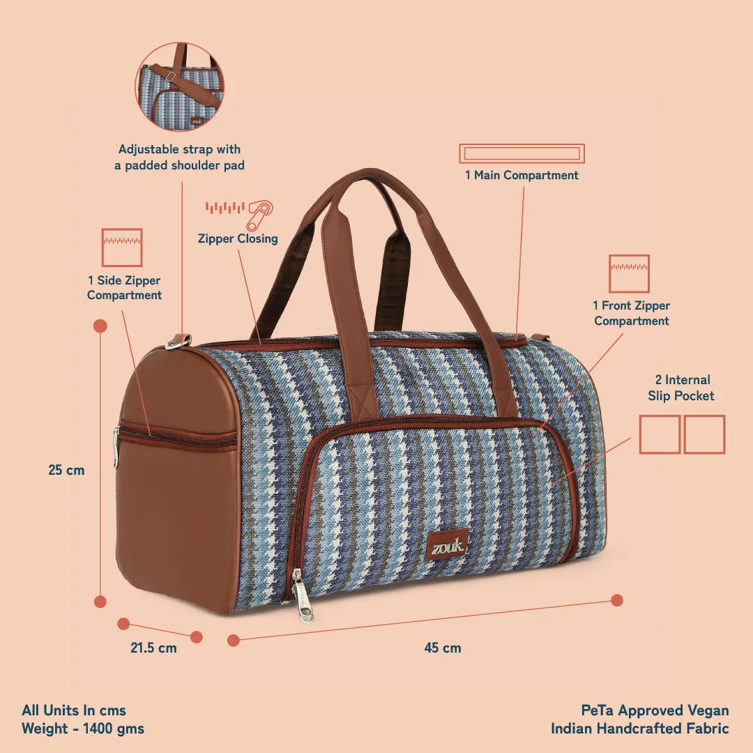 Bombay Houndstooth Weekender Duffel Bag