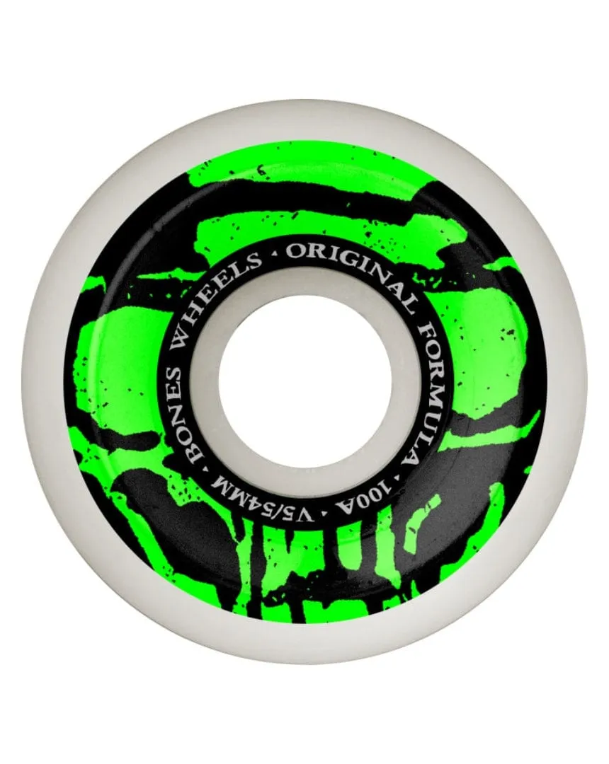 Bones Mummy Skulls Sidecut V5 100's OG Formula 100a Wheels