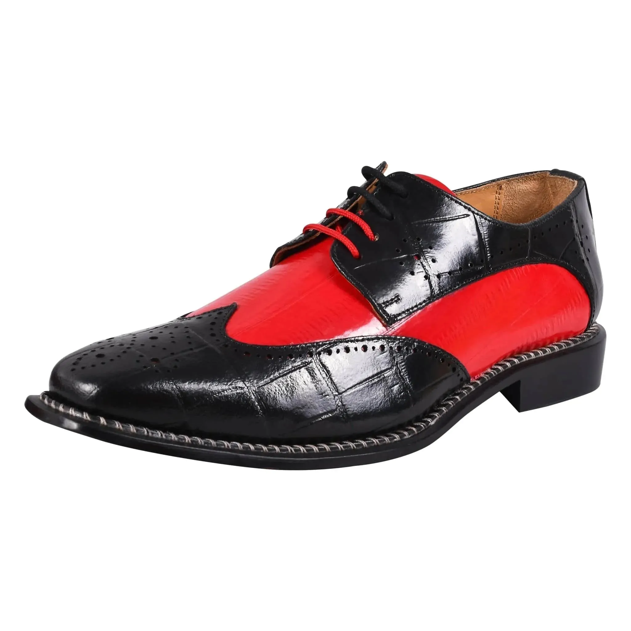 Boyka Red Bottom Leather Oxford Dress Shoes