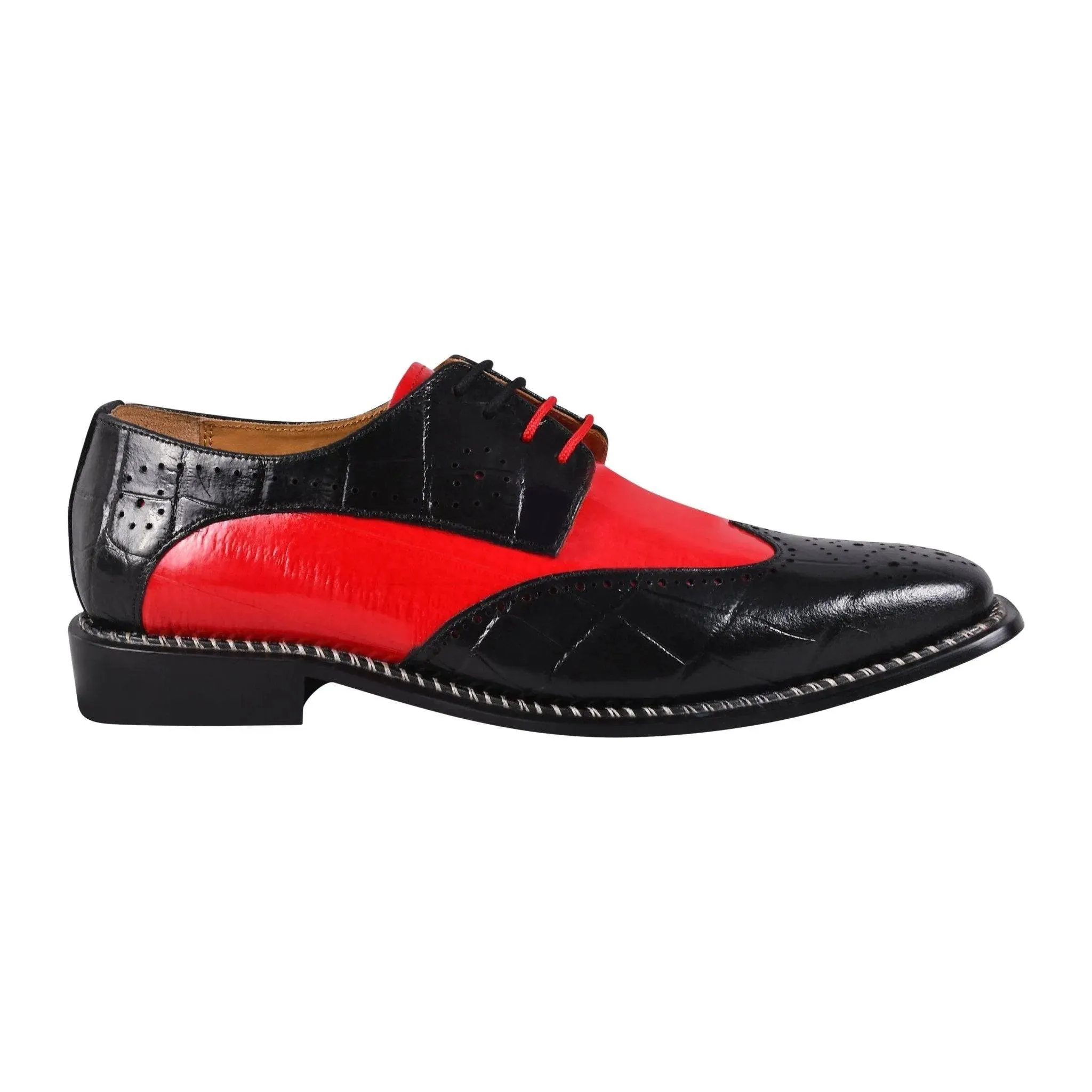 Boyka Red Bottom Leather Oxford Dress Shoes