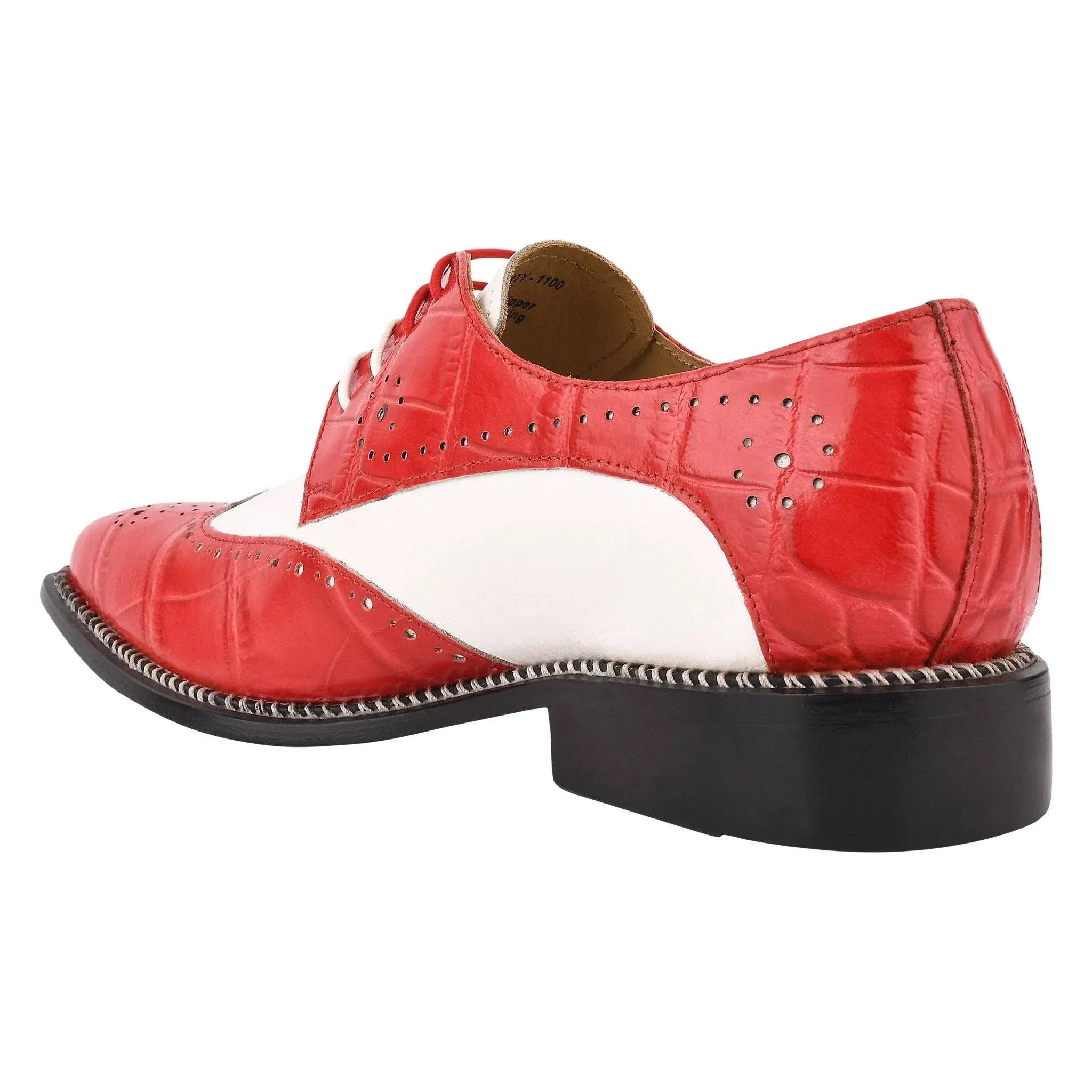 Boyka Red Bottom Leather Oxford Dress Shoes