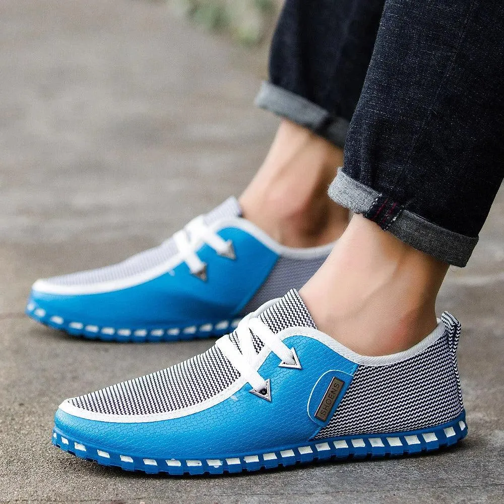 Breathable Sneakers Flats Sport Canvas Men's Casual Shoes #06-NYD36