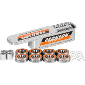 Bronson G3 Bearings Single Set Tin with Spacers Washers