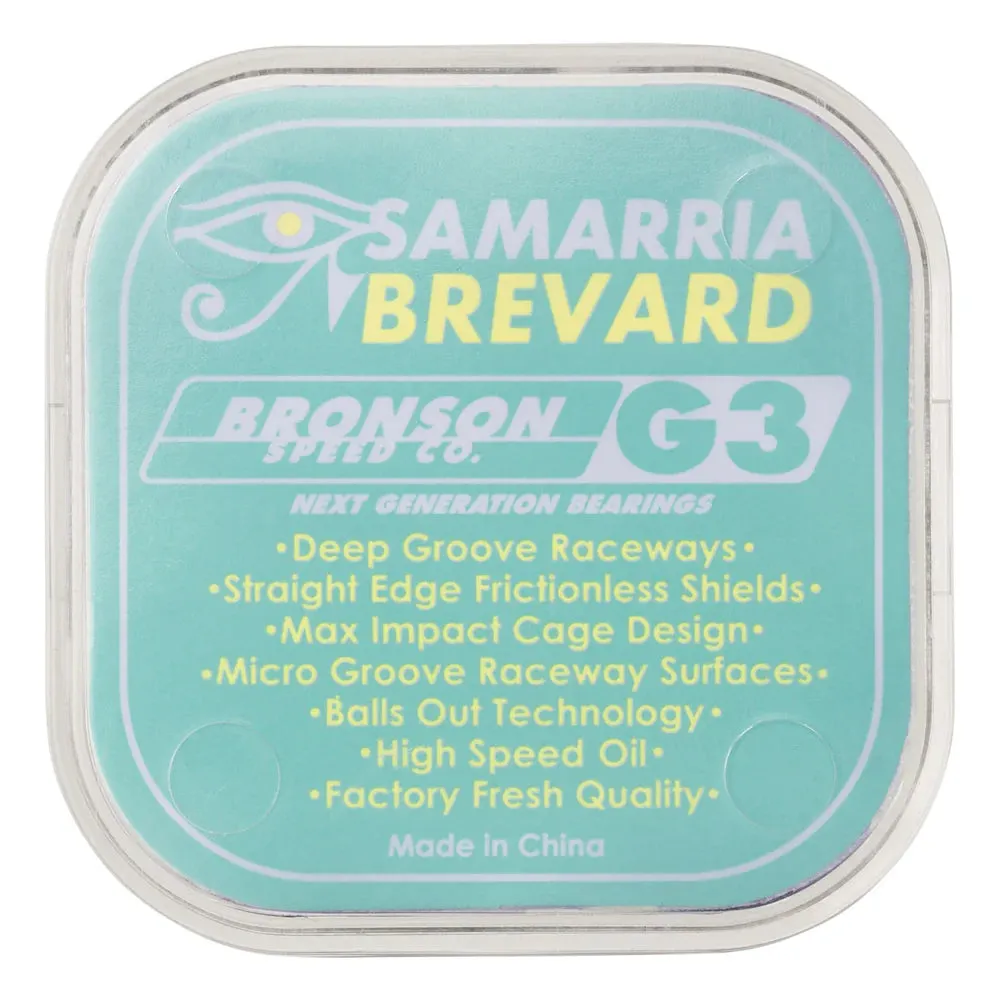 Bronson Samarria Brevard G3 Skateboard Bearings