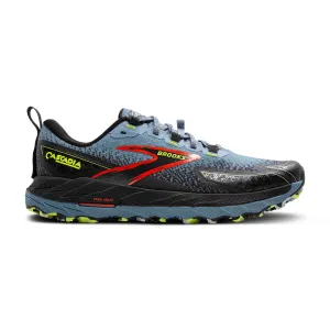 Brooks Cascadia 18 Wide (Mens) - Citadel/Ebony/Lime