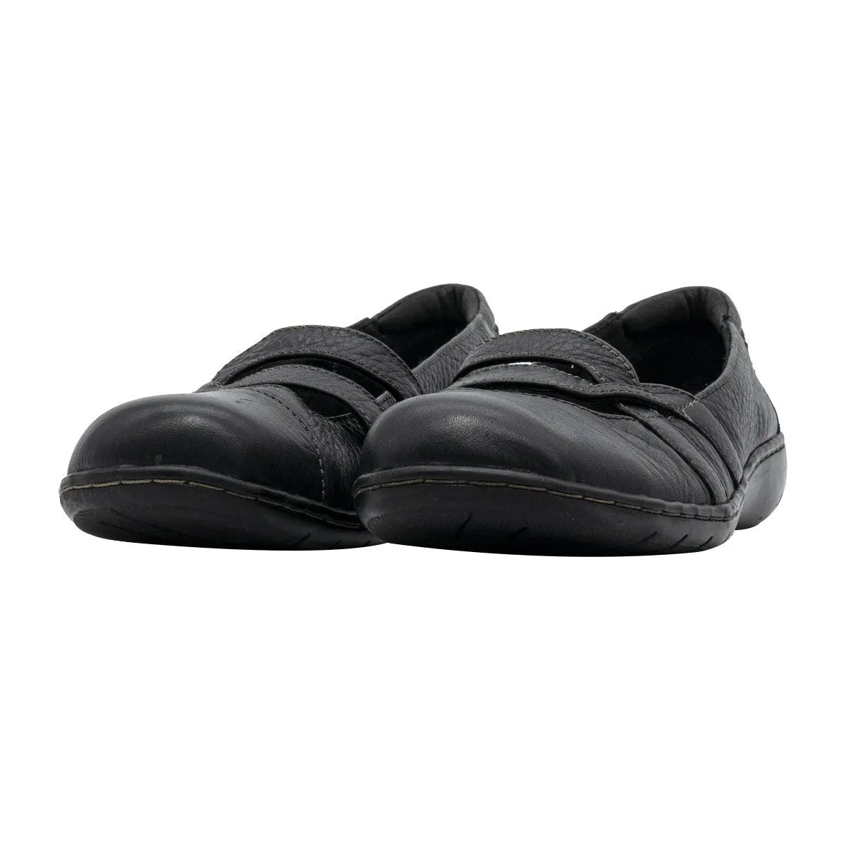 Clarks Bendables Casual Loafers Leather Black Colour For Women