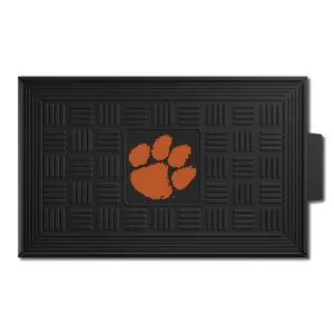 Clemson Tigers Heavy Duty Vinyl Medallion Door Mat - 19.5in. x 31in.