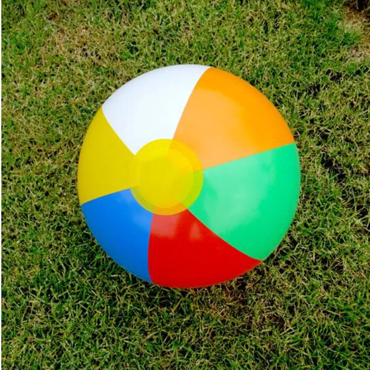 Colorful Inflatable Ball Outdoor Beach Pool Water Toys, Random Color Delivery