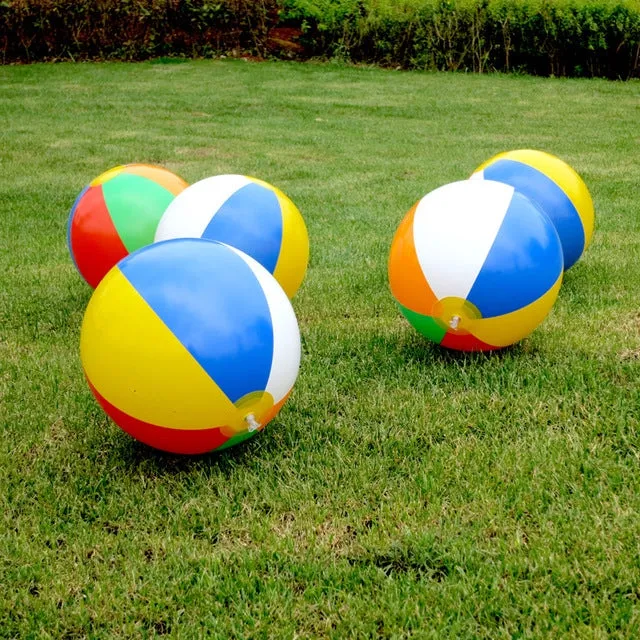 Colorful Inflatable Ball Outdoor Beach Pool Water Toys, Random Color Delivery