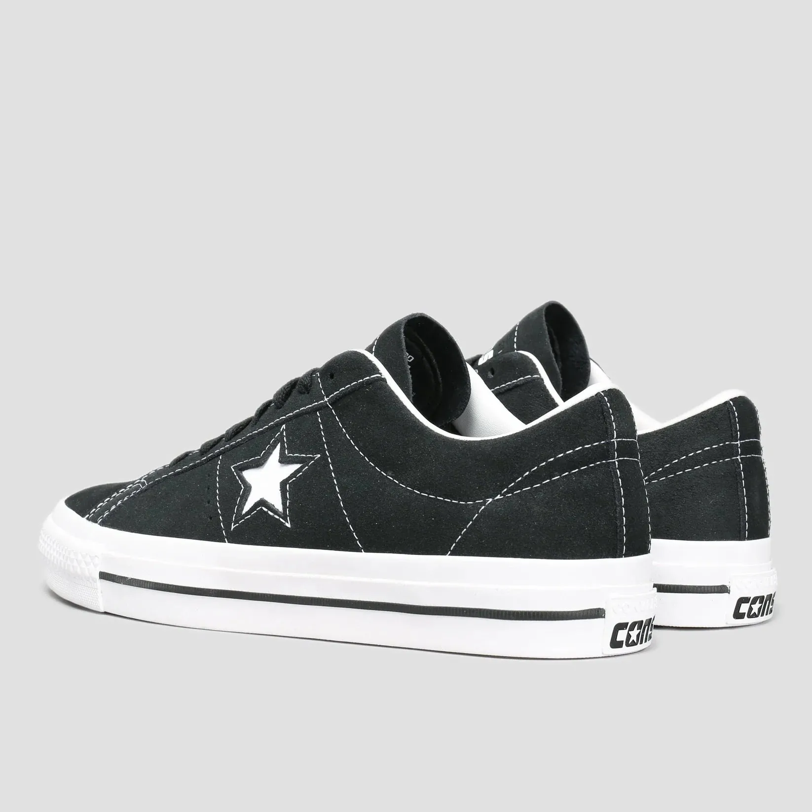 Converse CONS One Star Pro Ox Skateboarding Shoes - Black / White