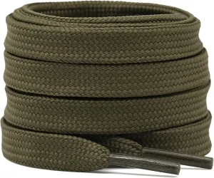 Devon Sport Solid Flat Shoelaces for Athletic Shoe Strings 1 Pair