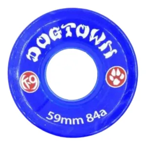 DogTown K-9 Premium Cruiser Wheels - 59mm x 84a - Clear Blue