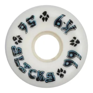 DogTown K-9 Slicks Wheels - 56mm x 99a - White