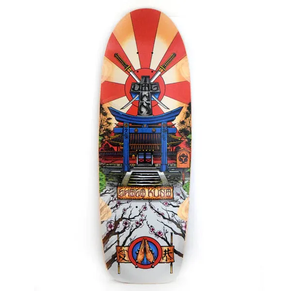 Dogtown Shogo Kubo Tribute 70s Rider Deck 10.5" X 31.325" - Red Stain Tops