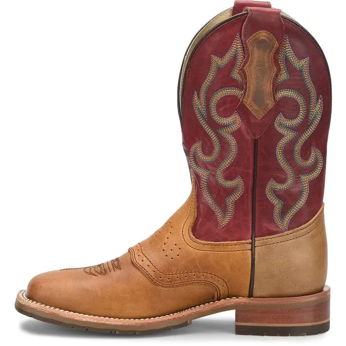 Double H Men's Odie Red Square Toe Work Boots DH8556