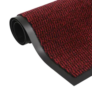 Dust Control Mat Rectangular Tufted 120x180 cm Red