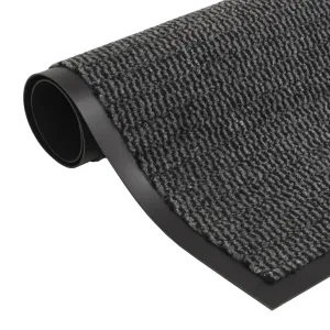 Dust Control Mat Rectangular Tufted 60x90 cm Anthracite