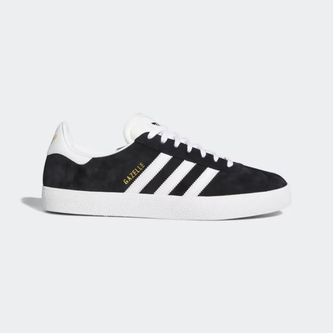 Gazelle Adv Shoes (Core Black   Cloud White   Gold Metallic)