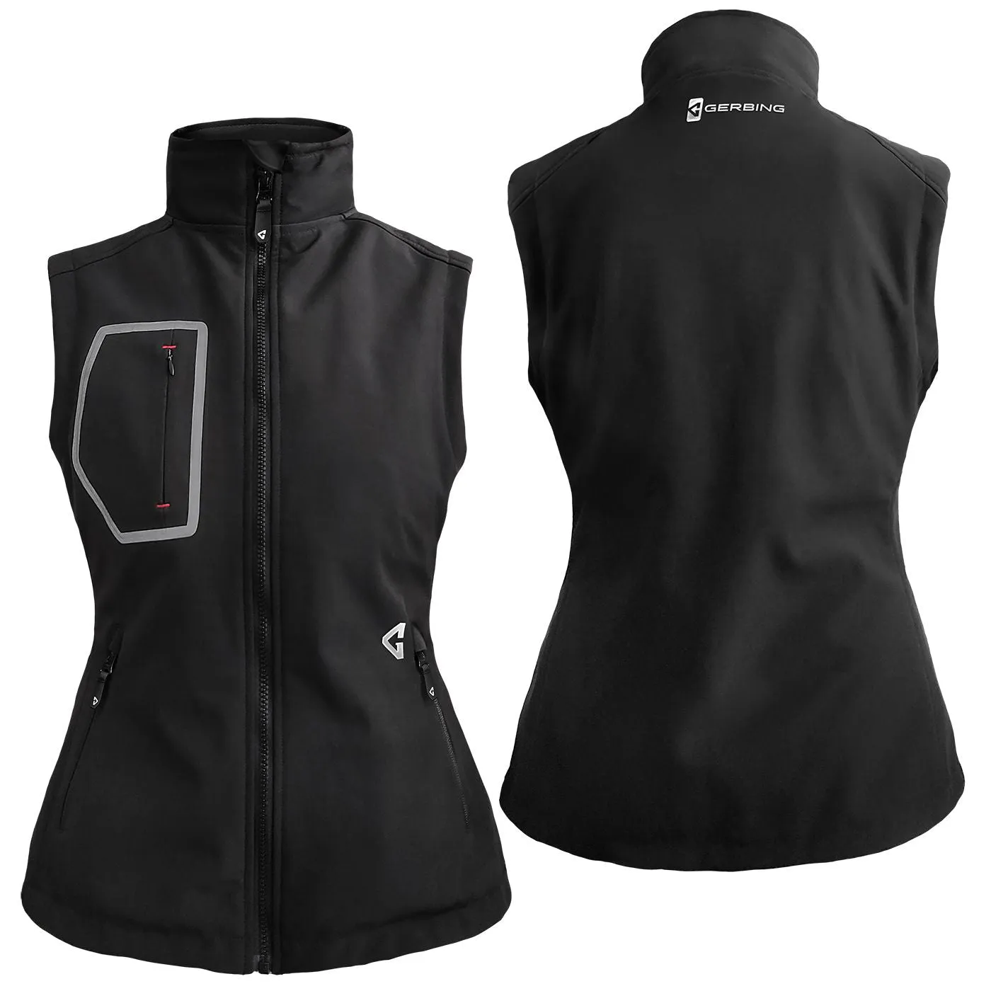 Gerbing GER-TVST-7V-W-B Torrid Softshell Heated Vest 2.0 for Ladies 7V - Black - XS