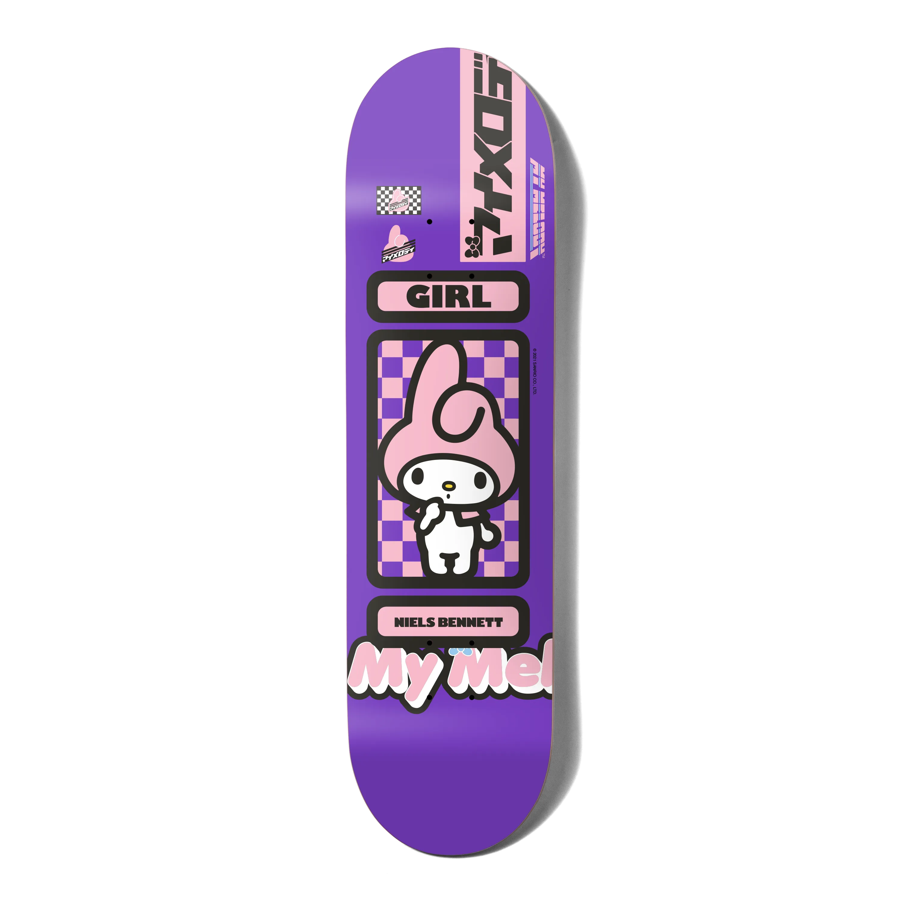 Girl Deck Hello Kitty Sanrio Tokyo Speed Niels Bennett 8.125"