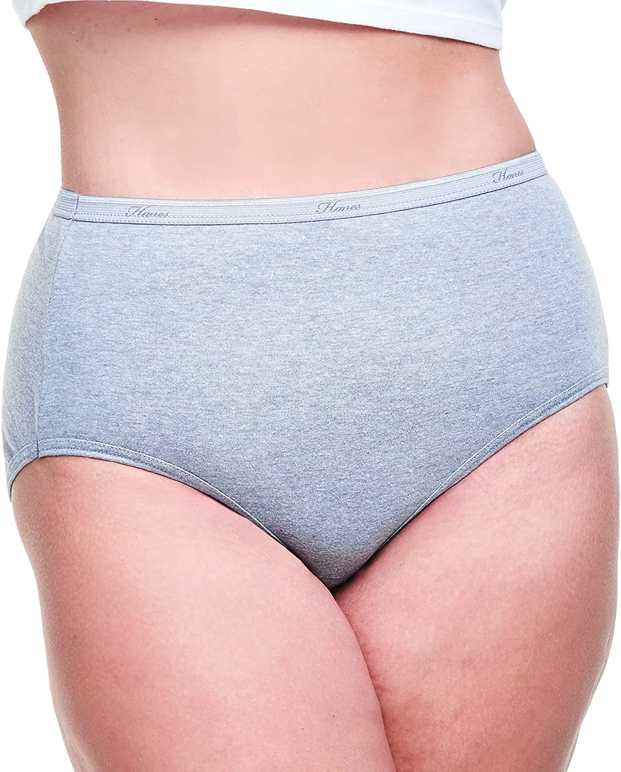 Hanes Women's Cotton Brief Underwear (Regular & Plus Sizes)