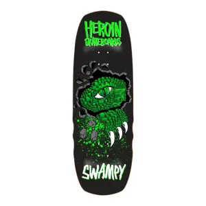 Heroin Skateboards Swampy Alligator Shovel Deck 10.5"