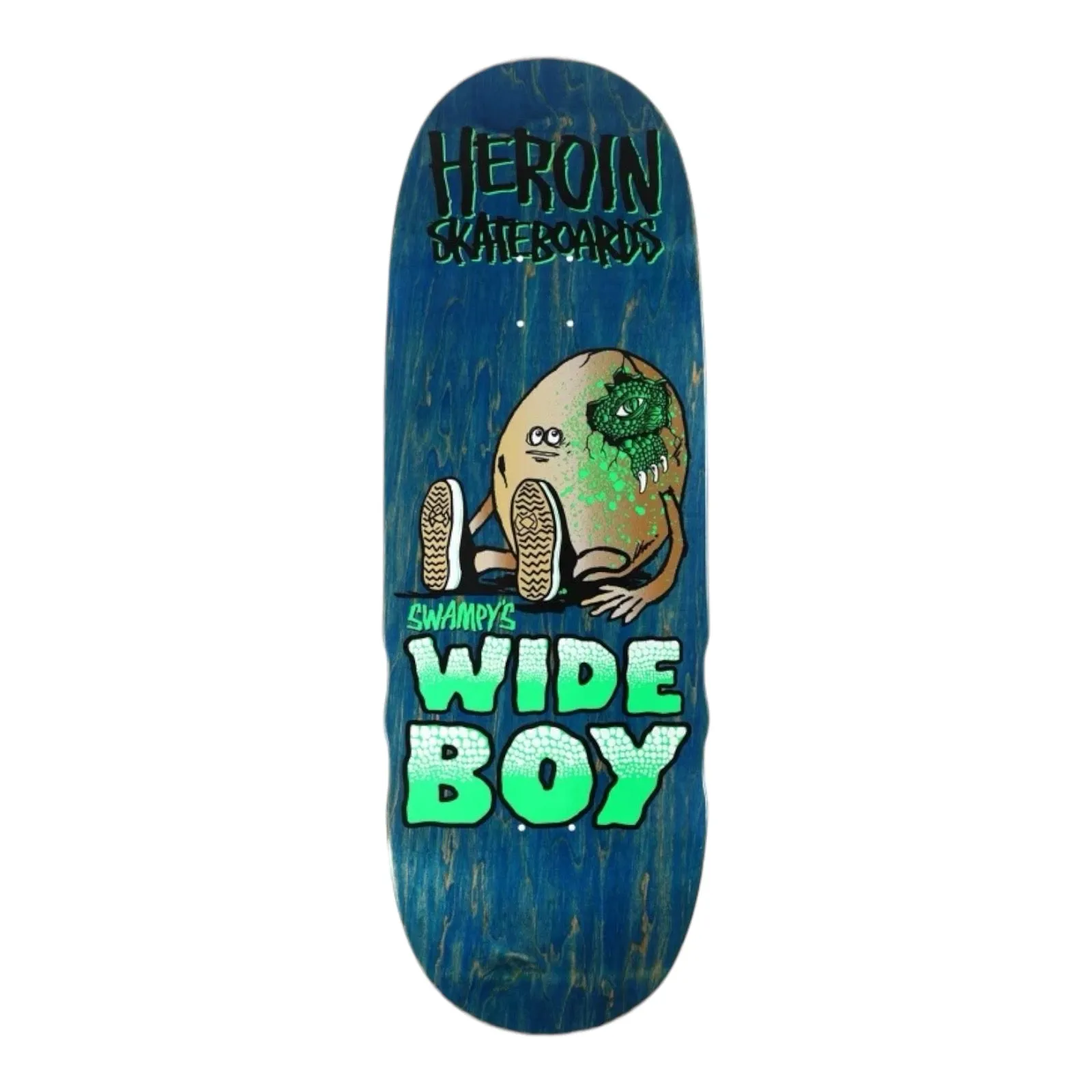 Heroin Swamp's Wideboy Deck 10.75" Assorted Stains