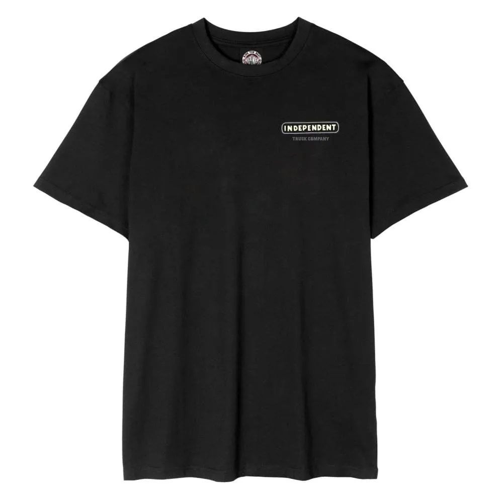 Independent Truck Co. ITC Stained T-Shirt Black (Back Print)