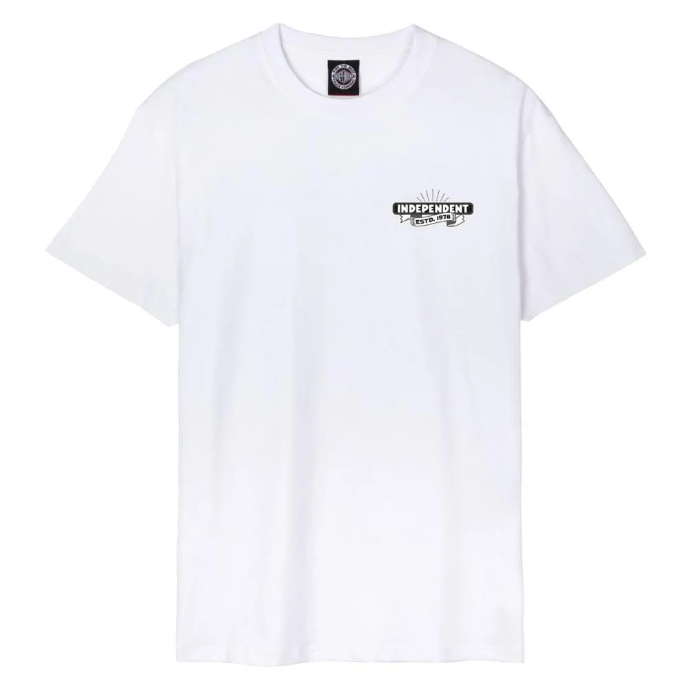 Independent Truck Co. RTB Sledge T-Shirt White (Back Print)