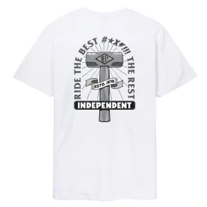 Independent Truck Co. RTB Sledge T-Shirt White (Back Print)