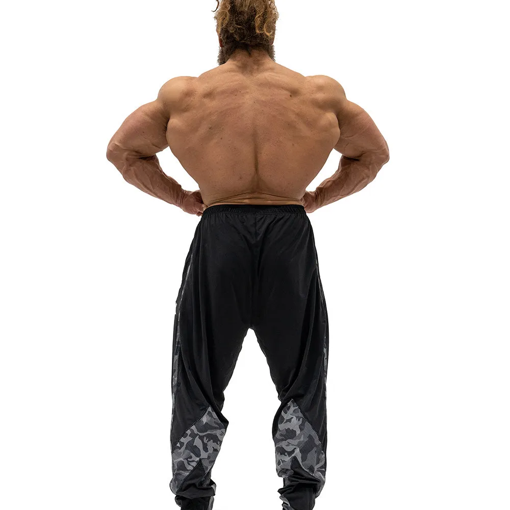 Jujimufu Stretchy Pants (Classic Style) - Black w/ Dark Camo Accent