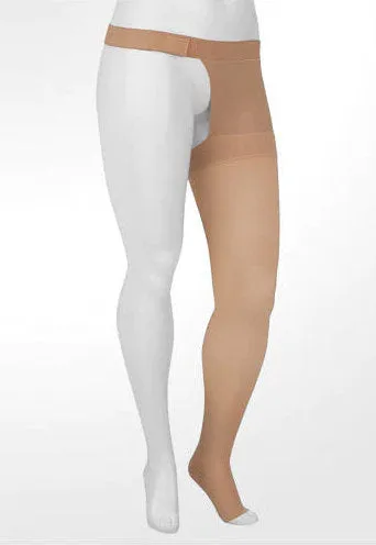 Juzo Soft Thigh High w/Hip Attachment, 20-30 mmHg, Open Toe (2001AGHA)