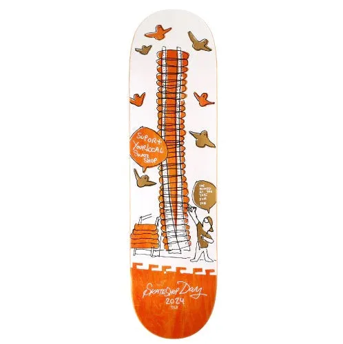 Krooked DLX SSD Shop Keeper Skateboard Deck 8.5" Assorted Stains